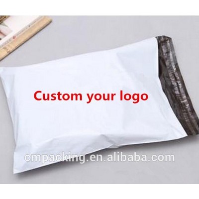 Durable LLDPE self- adhesive courier bag in white color