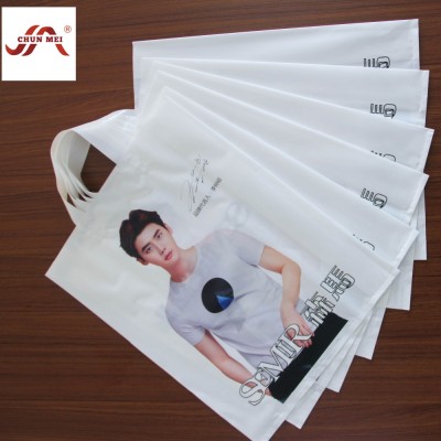 custom poly bag plastic bag with handle