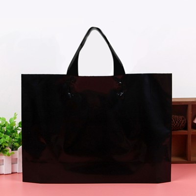 Popular Custom plastic mailing bag with loop handle made For shopping