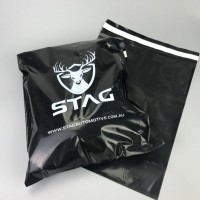 Custom printed poly shipping bags for clothing